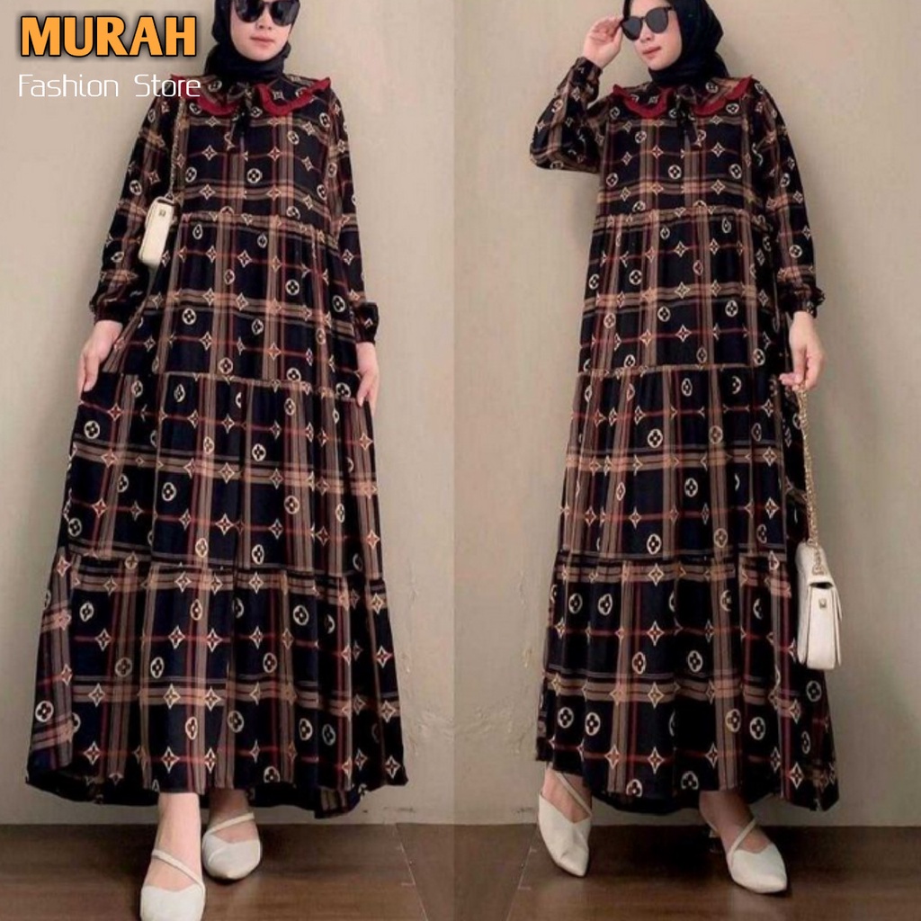 Busana Muslim Gamis Murah Gaun Pesta Muslimah Baju Pesta Wanita Kondangan Mewah Kekinian 2020 2021