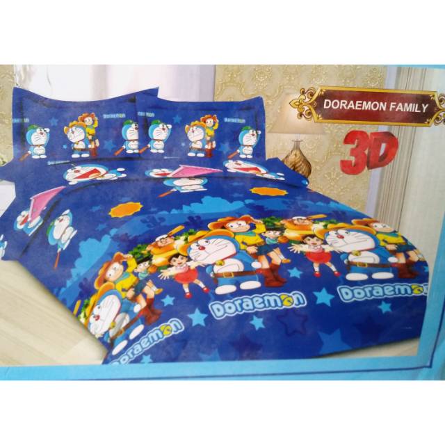 Sprei Bonita motif Doraemon Family no.1/ no.2