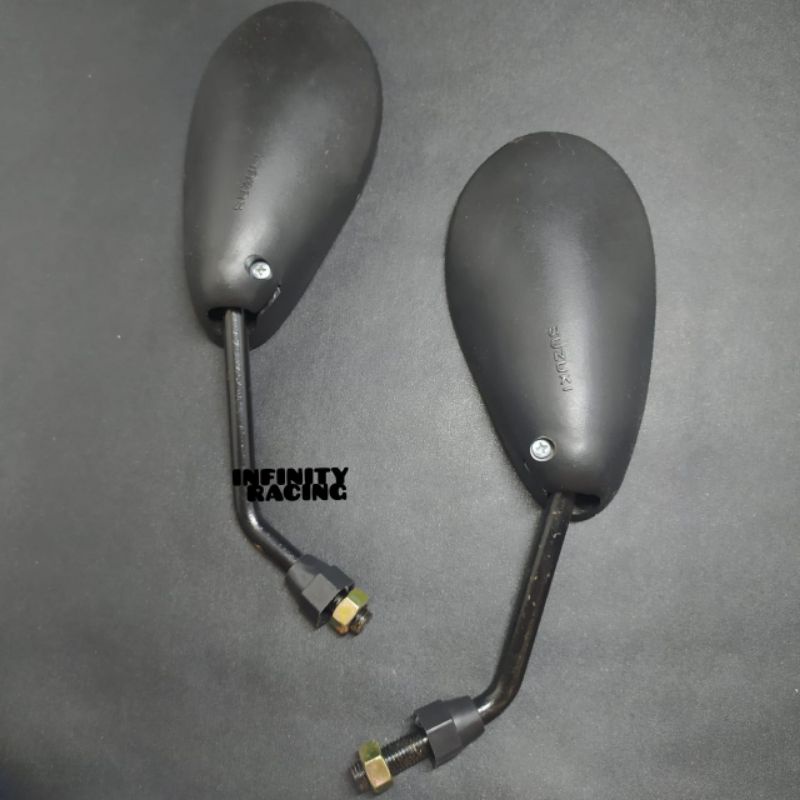 Spion Suzuki Standar Hitam Spion Universal Suzuki Satria Fu, Smash Nex, Skywave Dll