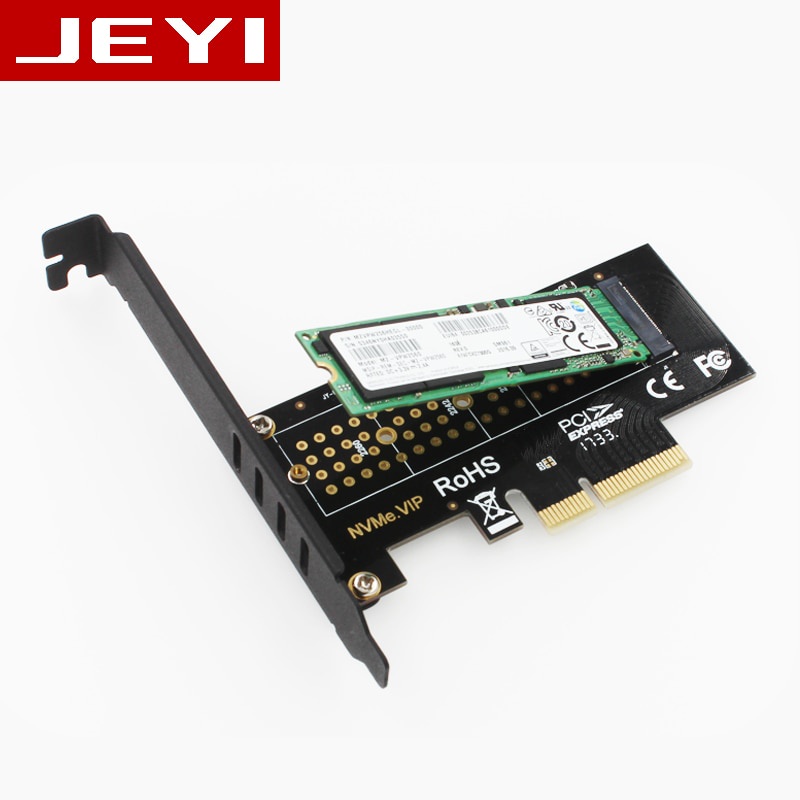 JEYI M.2 NVME to PCI-E 3.0 X4 Expansion Card - SK4 - Black