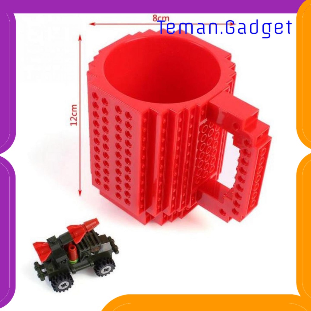 TC-PD034 VKTECH GELAS MUG LEGO BUILD-ON BRICK - 936SN