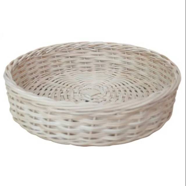 Keranjang Rotan Bulat Sesek Besar