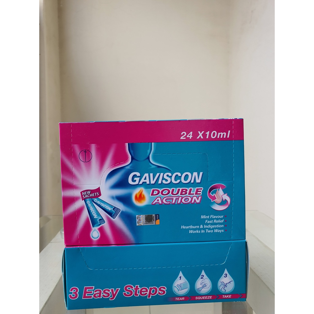 Gaviscon 24x10 mL Sachets Original 100%