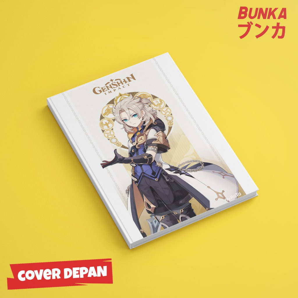 

Notebook Game Genshin Impact Albedo Hardcover A5 Buku Tulis Catatan Note Agenda Planner Jurnal