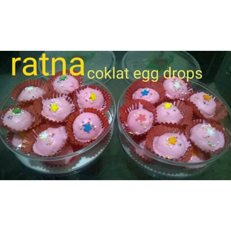 

coklat egg drop / kue kering / eggdrops