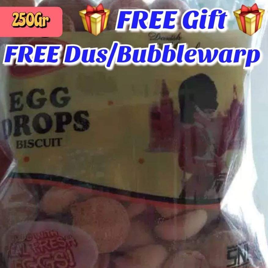 

MMONDE EGG DROPS BISCUITS 250GR