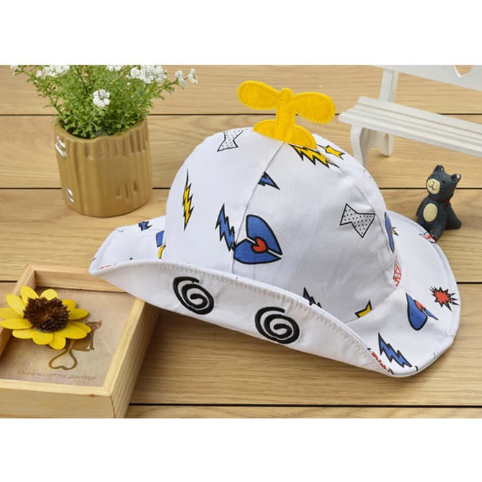 Unisex Baling-Baling Hat / Topi Balita / Topi Anak / Topi Bayi