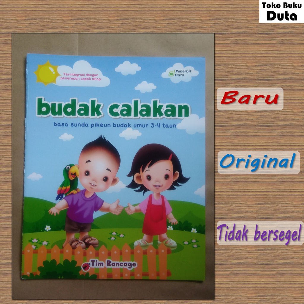 Buku Bahasa Sunda Paud Usia 3 4 Tahun Shopee Indonesia