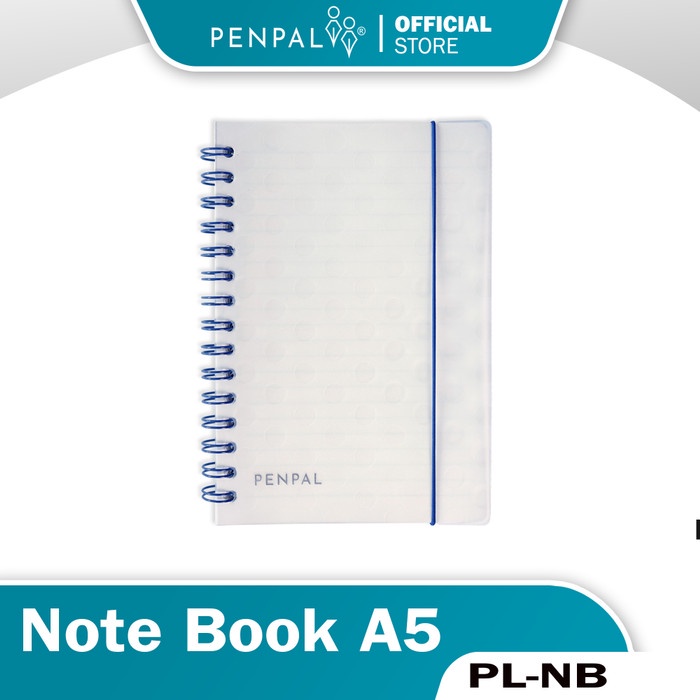 

[RESTOCK] Penpal Note Book A5 Spiral Clear Dots Transparan PL-NB