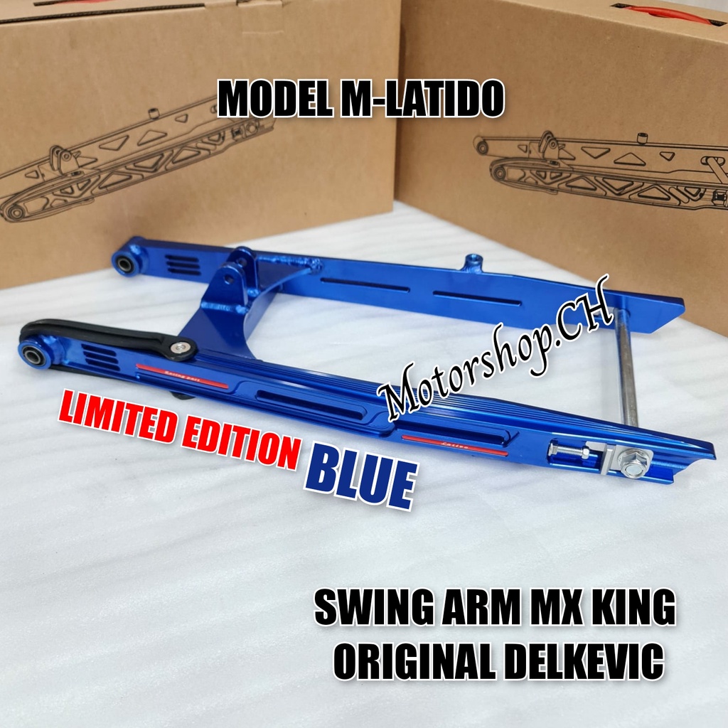 Swing Arm Mx King Sasis Swing Arm Delkevic MxKing 150 M-Latido Bahan Full CNC Original Delkevic Thai