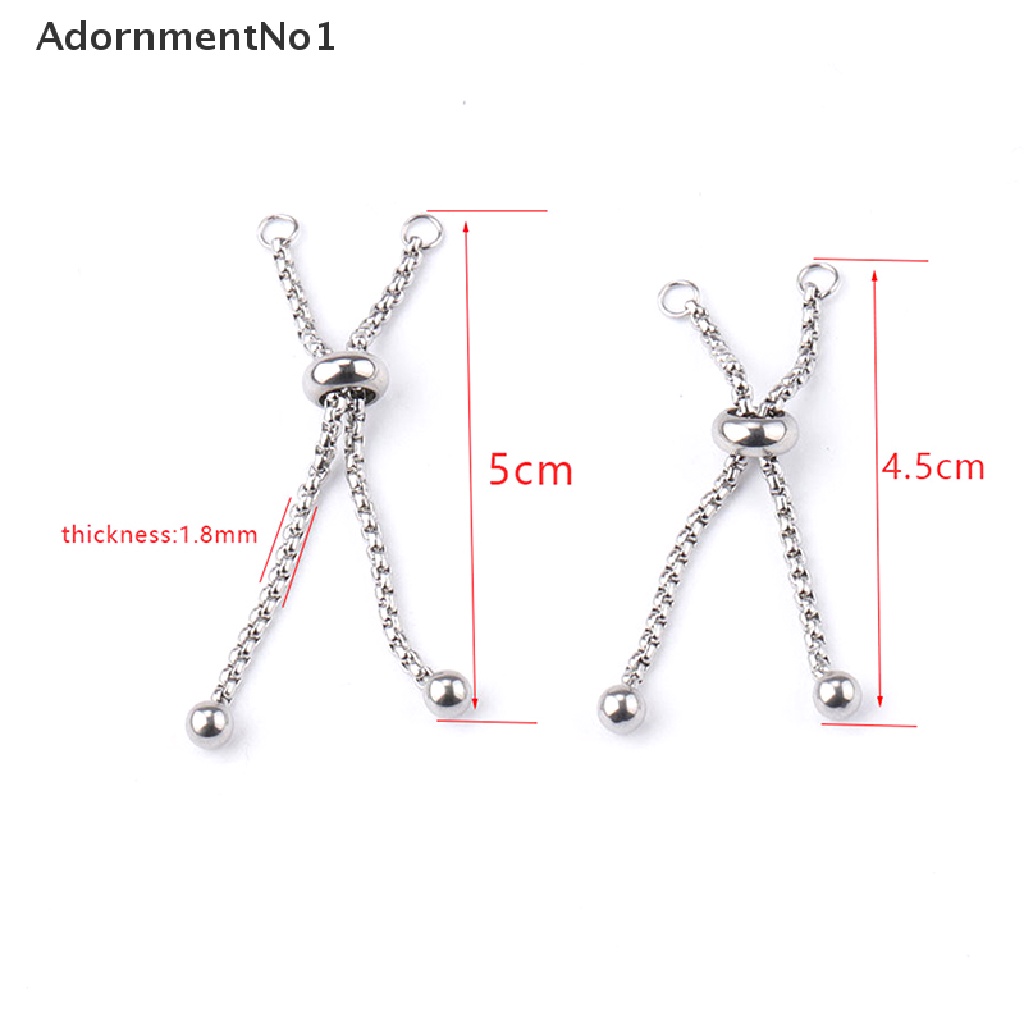 [AdornmentNo1] Stainless Steel Adjustable Rings Connectors Color DIY Making Charms Jewelry [new]