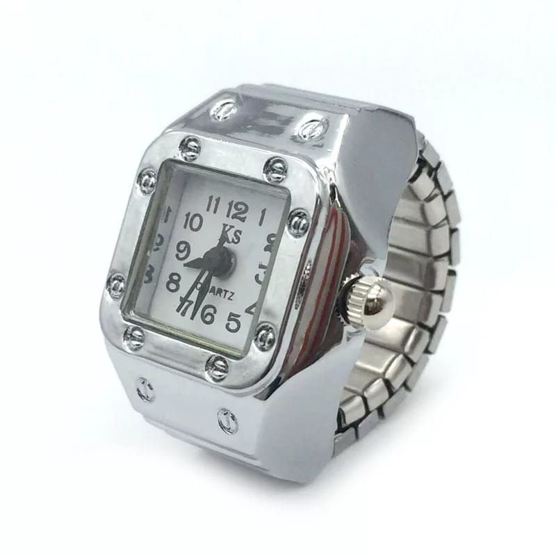 Jam cincin unik keren Retro vintage. Bonus batrai jam cadangan