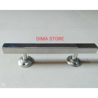  Handle  Stainless Stell 12 Cm Kotak Dop Tarikan Laci Lemari 