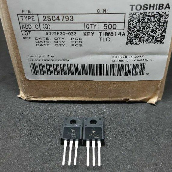 C4793 A1837 TRANSISTOR 2SA1837 2SC4793 TOSHIBA