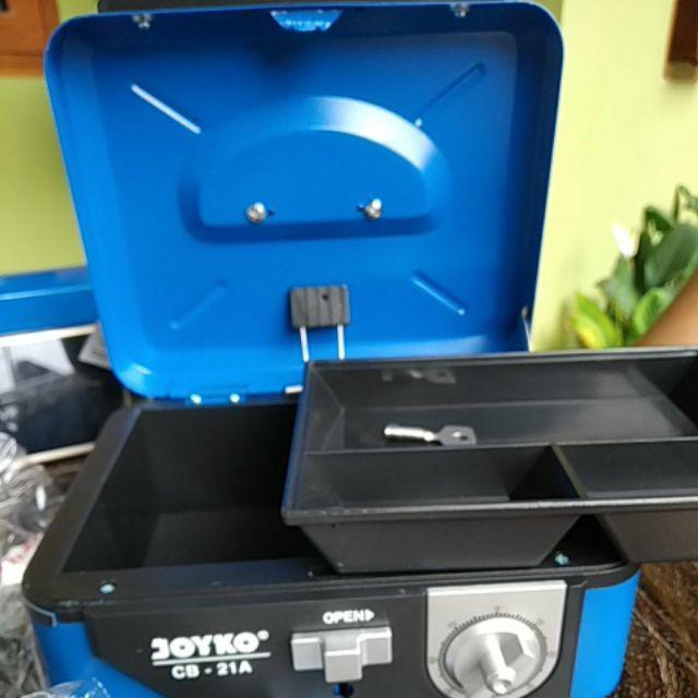 Cash Box Cashbox Brankas Safety Box Kotak Uang Joyko Cb 21 A