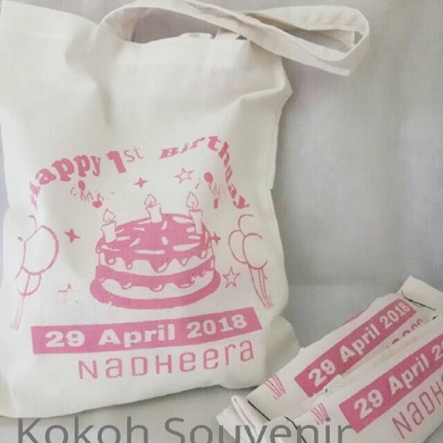 Tas anak, Souvenir ultah, Souvenir pernikahan, Tas promosi, Souvenir haji dan umroh, Totebag