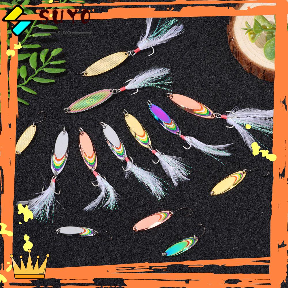 Suyo Umpan Pancing Spinner Hard Bait Bentuk Ikan Panjang