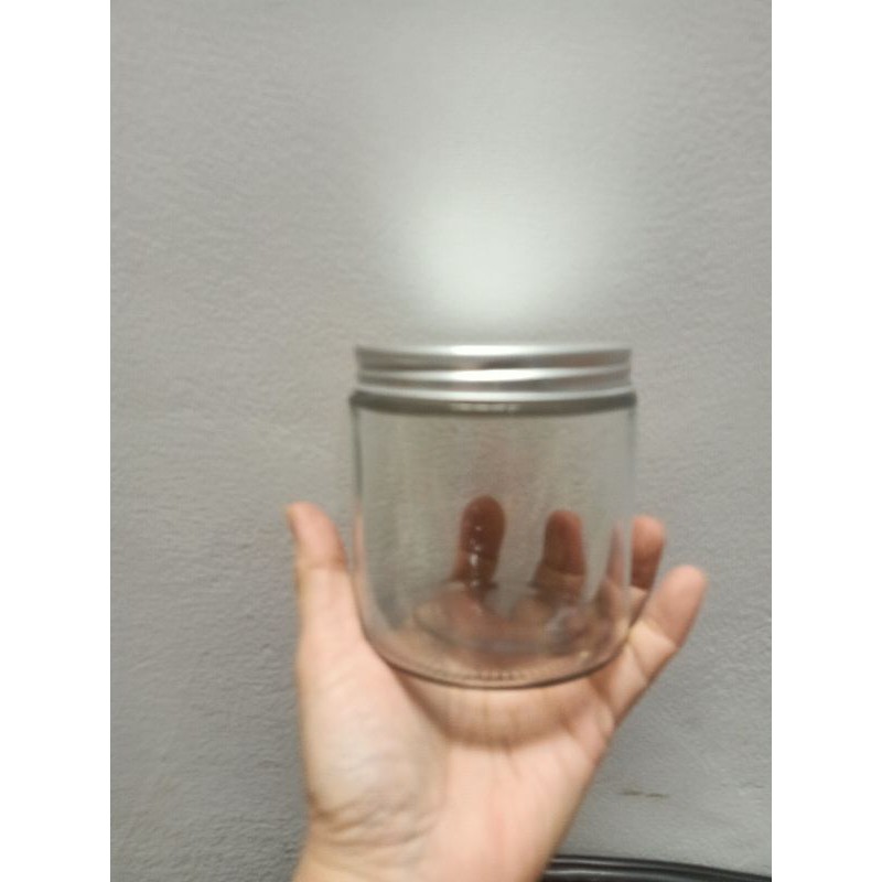 Toples kaca 500 ml tutup aluminium