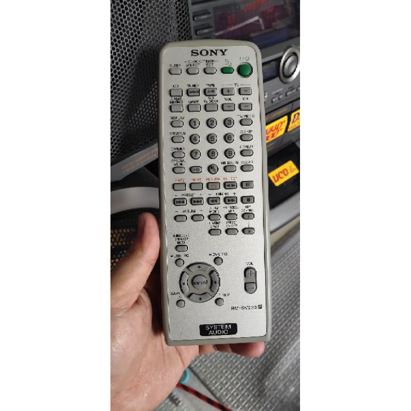 REMOTE AUDIO SYSTEM ORIGINAL SONY RM-SV236 FOR SONY MHC-GN70V, SONY MHC-RV60, SONY MHC-RV50