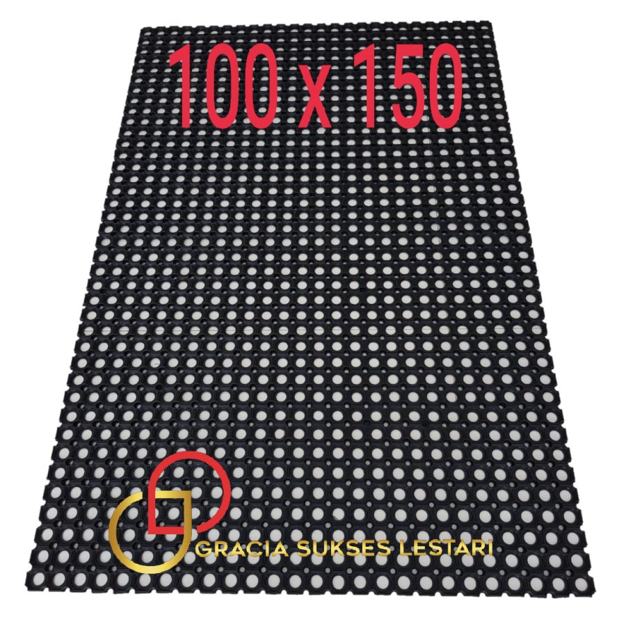 Keset Karpet Karet Anti Slip Karpet Masjid Wudhu Kamar Mandi - 100 x 150