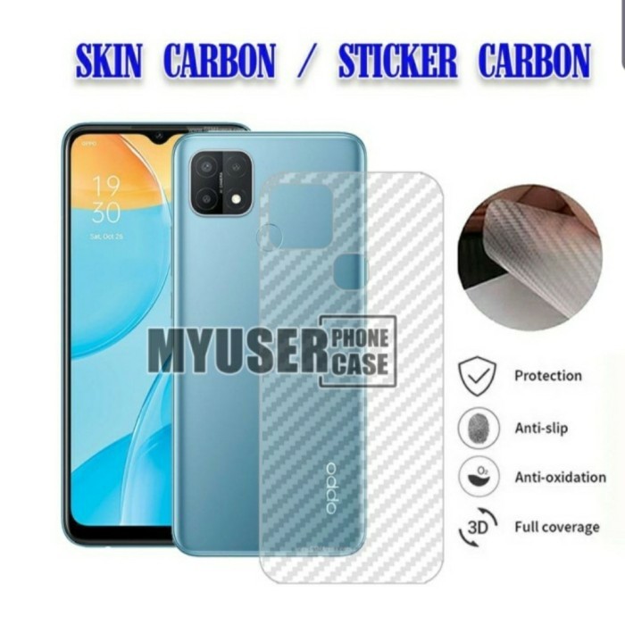 OPPO A15 2020 SKIN CARBON KARBON GARSKIN BACK