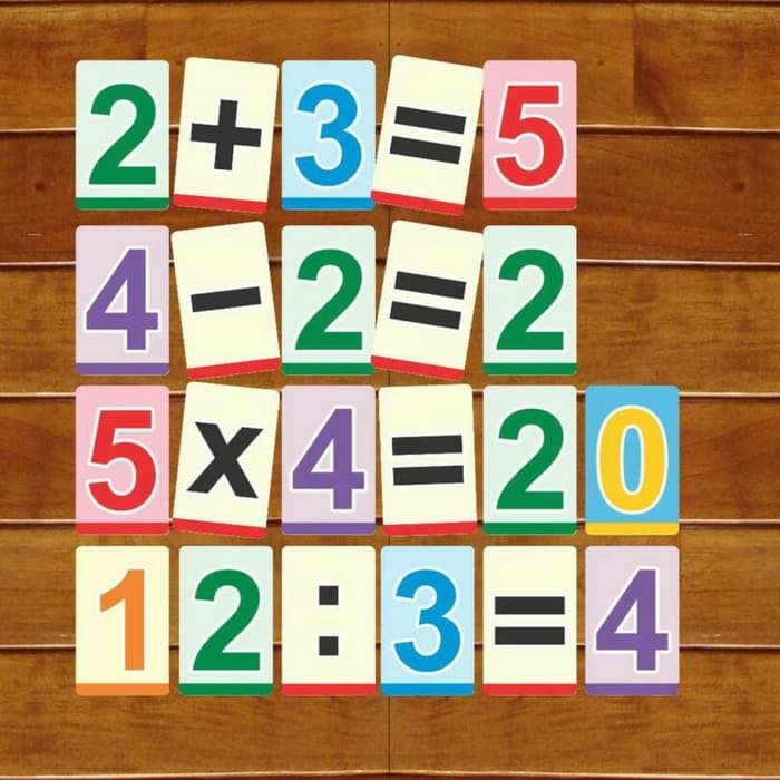 flash cards 100 kartu angka / flashcard berhitung . mainan edukasi Diskon