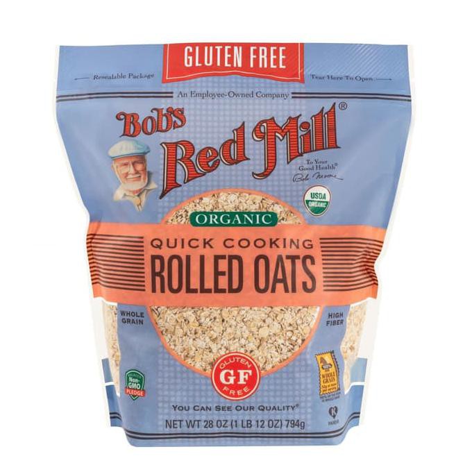 

Organic Gluten Free Quick Cooking Rolled Oats ( 794 gr ) - BRM OBRAL