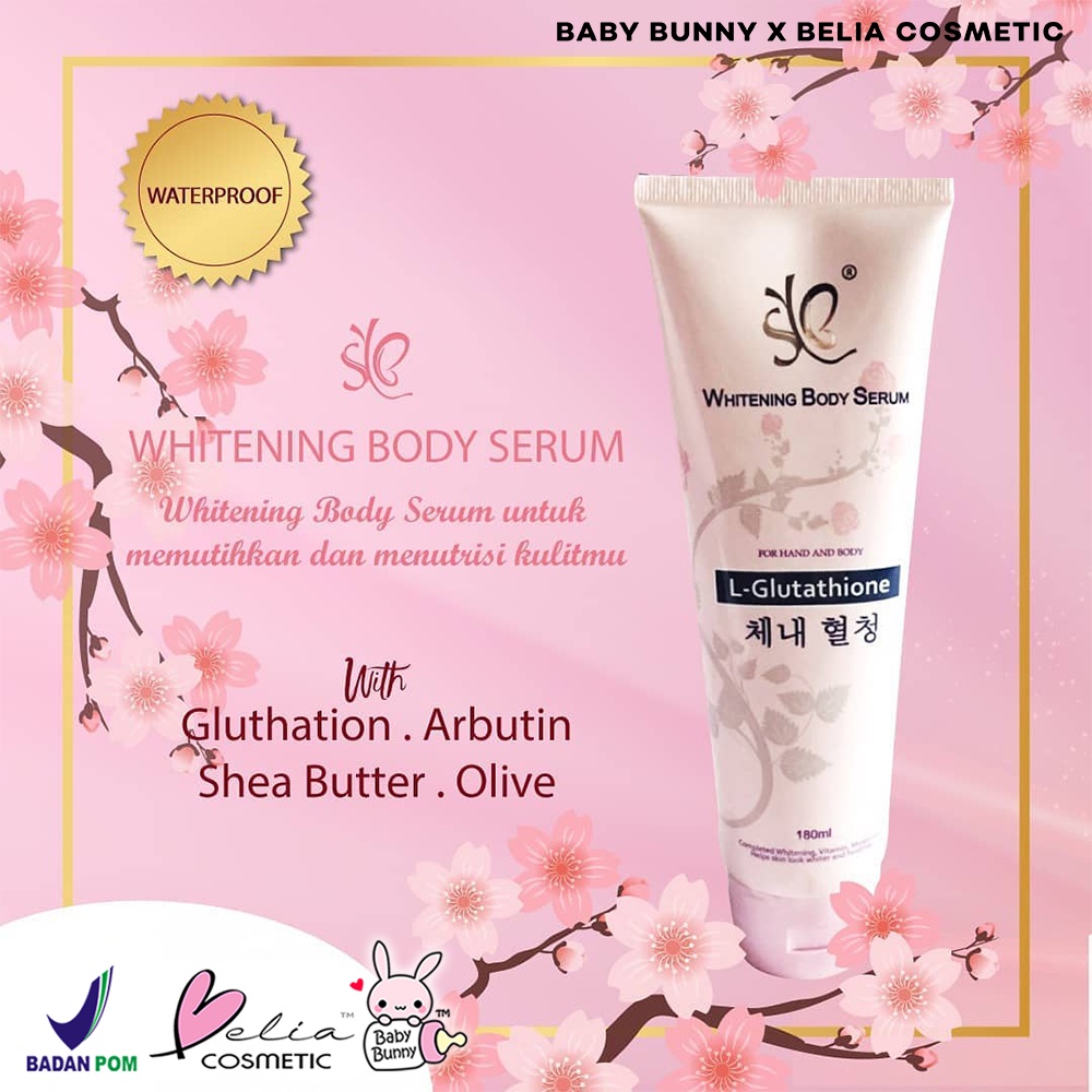 ❤ BELIA ❤ SYB Whitening Body Serum 180ml | Body Lotion | Pemutih Badan | BPOM