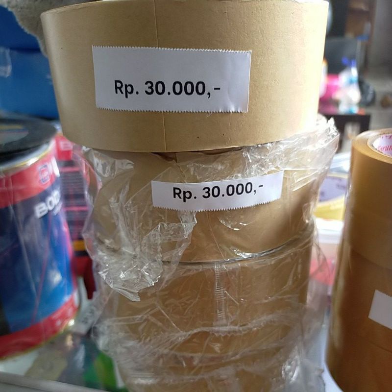 

lakban kraft kertas nasi 2 inch tape paper 40 meter taruna