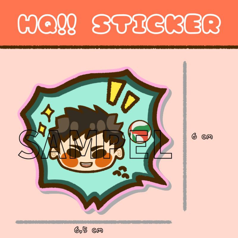 [Haikyuu] Sawamura Daichi Fanart Sticker by @zal.shi