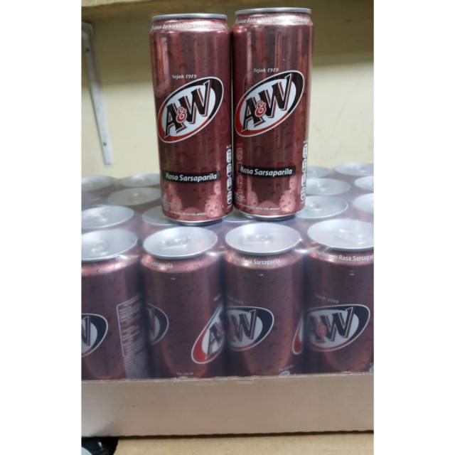 AW sarsaparila 250ml 1karton isi 24kaleng