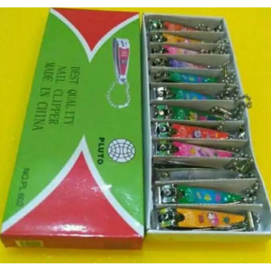 GUNTING KUKU KECIL ISI 12 PCS BERMOTIF BERKUALITAS