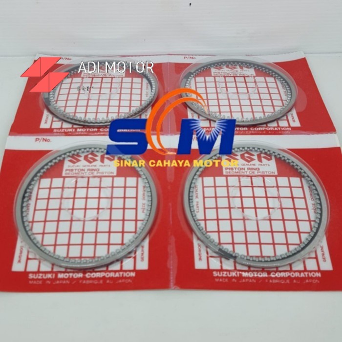 RING PISTON SET SUZUKI FUTURA 1.3 1.5 KARBU OVERSIZE STD-100 ORIGINAL