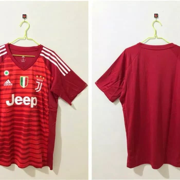 JERSEY BOLA JUVENTUS GK KIPER MERAH 2018/2019 GRADE ORI