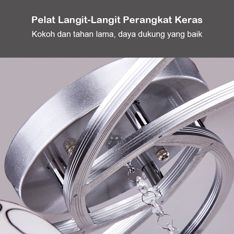 ✨ Garansi ✨Lampu plafon minimalis 3 In 1 Lampu Ruang Tamu Minimalis Lampu Gantung Plafon Desain Nordic modern Untuk Bohlam tidak termasuk