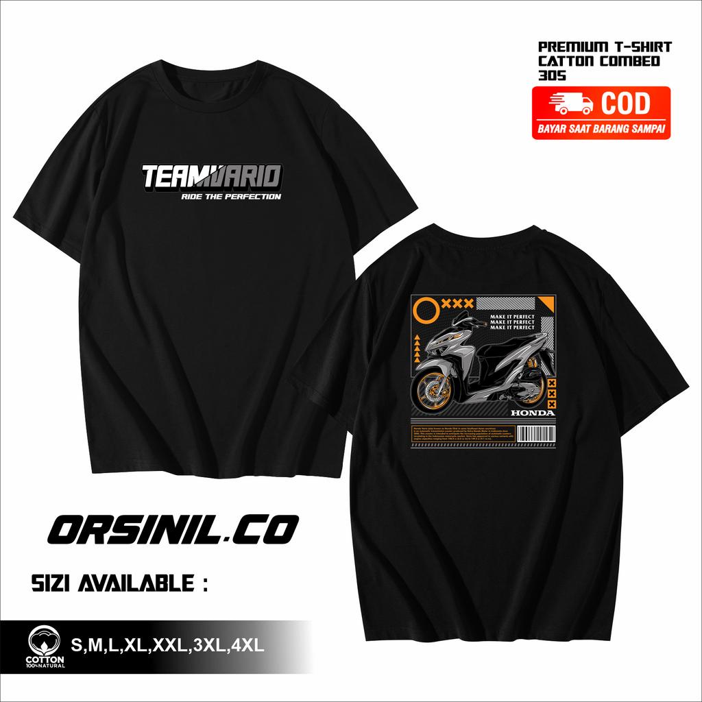 Kaos Baju Otomotif Team Vario