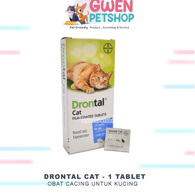 Importir Resmi Drontal cat - 1 tablet