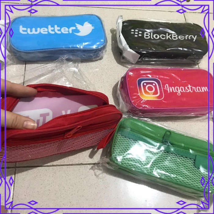 

Tempat Pensil Bulpen Resleting Unik Terbaru Termurah Warna Random Acak SG4