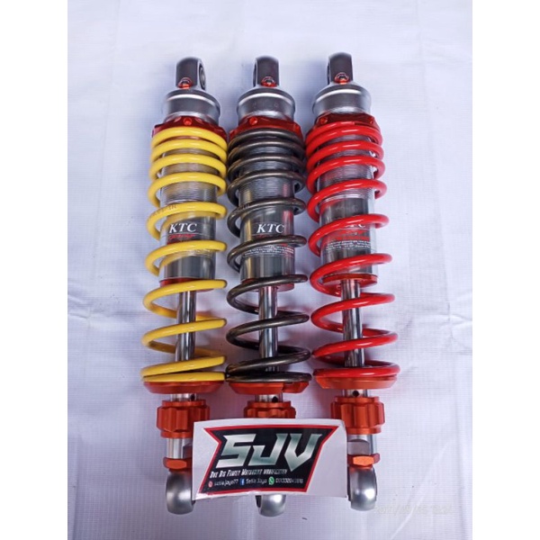 SHOCK BREAKER KTC ORIGINAL 280/320/340MM NON TABUNG TITANIUM,RED,YELqLOW TERMURAH