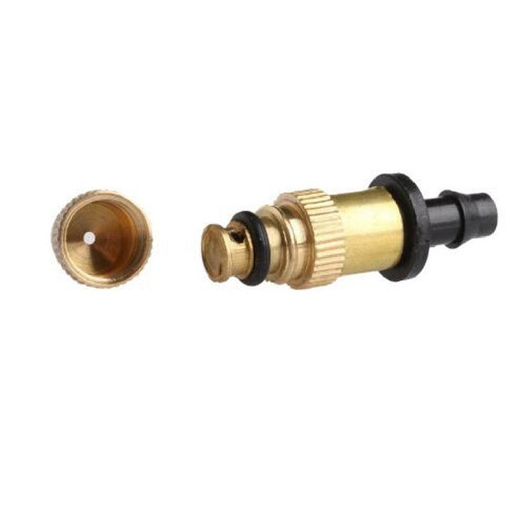 Solighter 10pcs Misting Nozzle Cool Down Watering Spray Peralatan Atomizer Irigasi Taman Atomizing sprayer