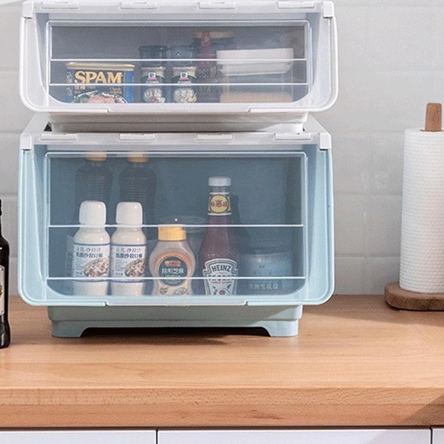 ✬ UNISOH Container Storage Box Kotak Penyimpanan Serbaguna Rak Simpan Plastik Susun ☋