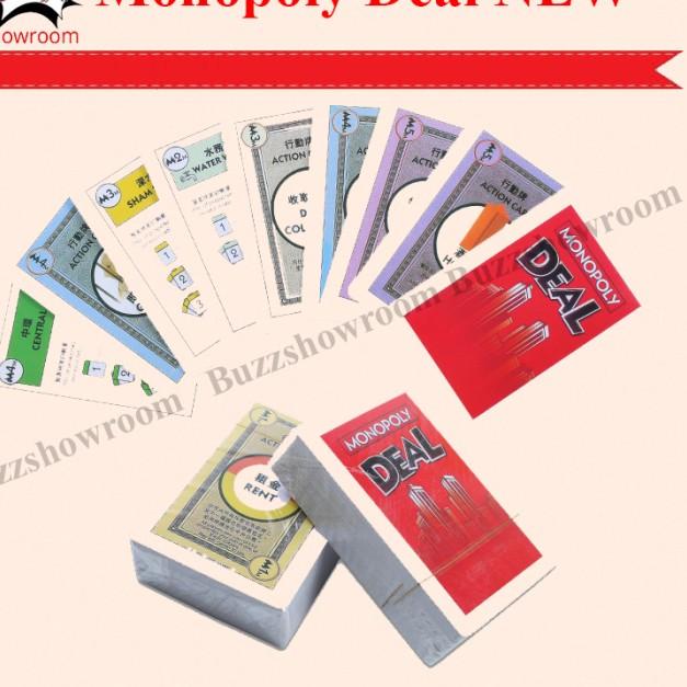 ▲ KARTU NEW MONOPOLY DEAL + 20 EXPANSION CARD GAME - Tanpa Box ♤