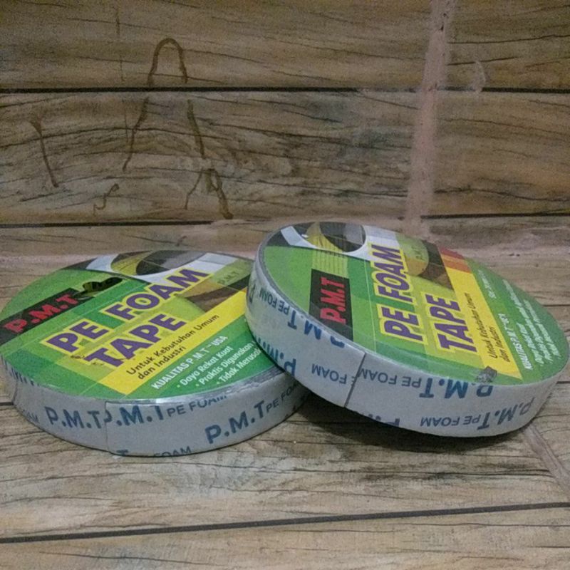 

double tape bolak balik foam 3m putih isolasi