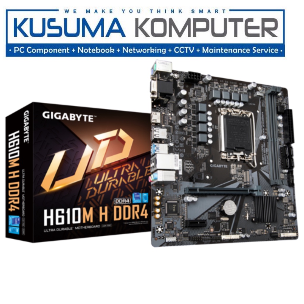 Gigabyte H610M H DDR4, LGA1700, PCI Express 4.0, Smart Fan