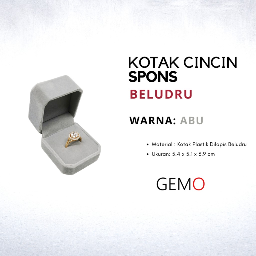 KOTAK PERHIASAN ABU BELUDRU JEWELRY BOX SET CINCIN KAWIN GELANG KALUNG ANTING LIONTIN GIWANG UNIK, MURAH BLUDRU UNTUK SESERAHAN, HANTARAN NIKAH, PERKAWINAN, PERNIKAHAN, TUNANGAN, MAHAR