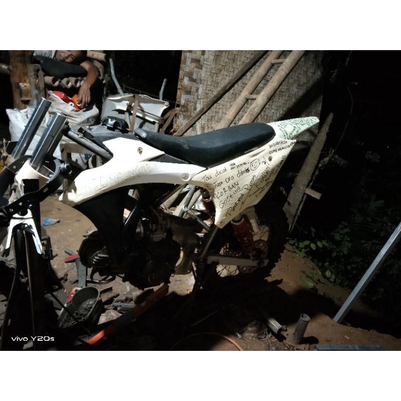 rangka bebek modif kx 85