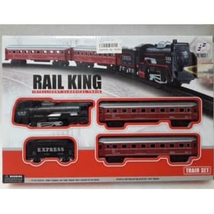 Mainan Anak - Rail Intelligent Classical King Train Set Kereta 19033-7