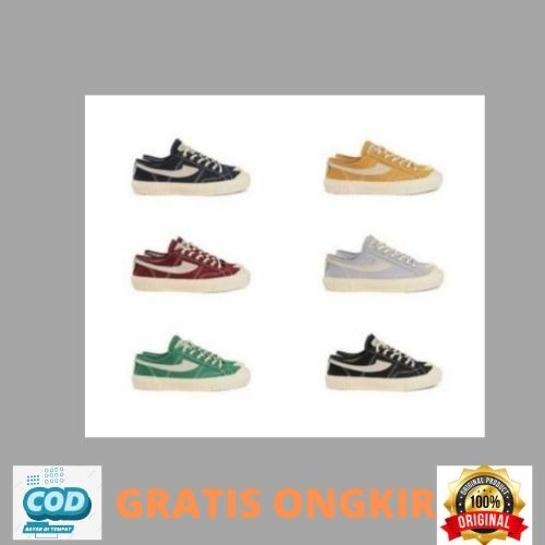 Compass Vintage Low Murah Original Maroon Green Navy Grey Mustard Blackwhite