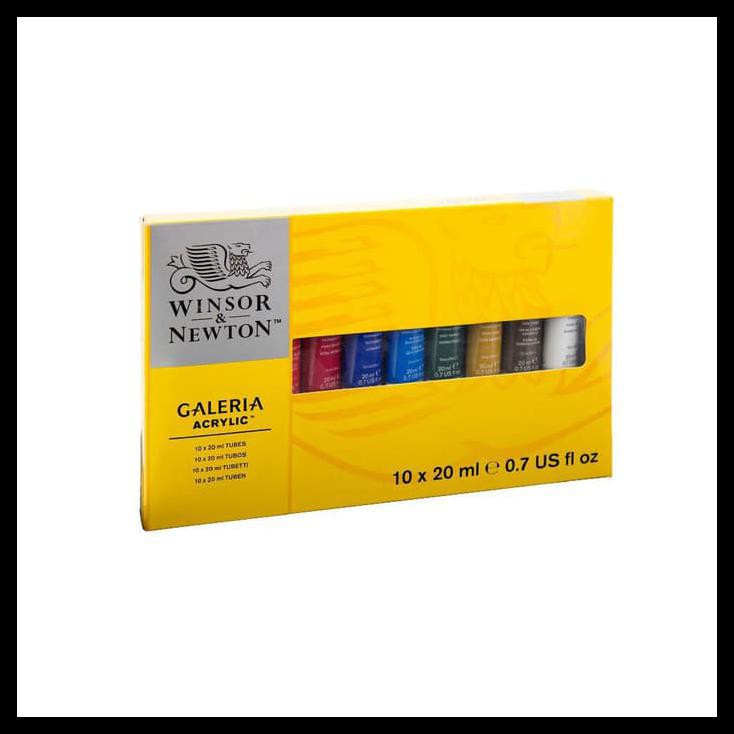 

NEW WINSOR & NEWTON GALERIA ACRYLIC PAINT 10 X 20ML TUBE SET PERALATAN MELUKIS TERMURAH PING LENGKAP