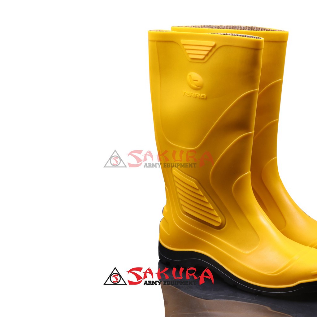 Sepatu Boots Proyek Terra Kuning Tinggi